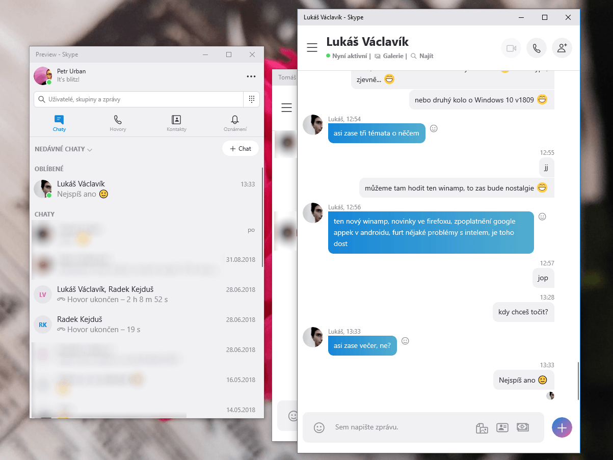 skype 8 vice oken preview