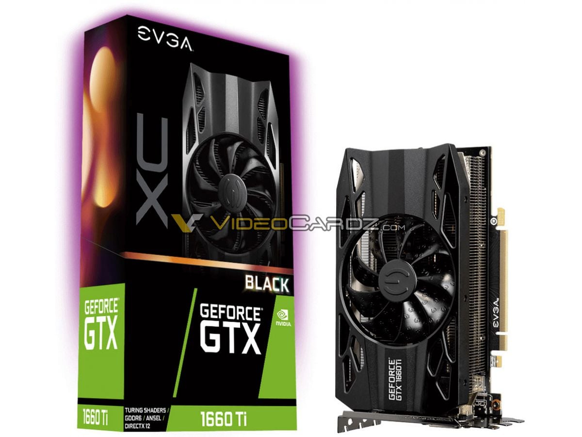 Evga Geforce GTX 1660 Ti Black (Zdroj: VideoCardz)