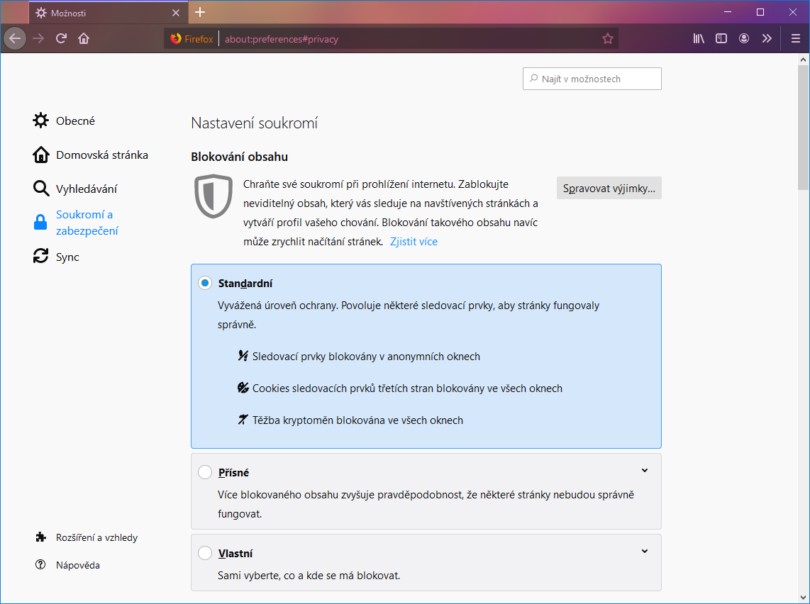 Firefox 69 představuje další evoluční krok. Standardně všechny ochrání proti těžbě kryptoměn