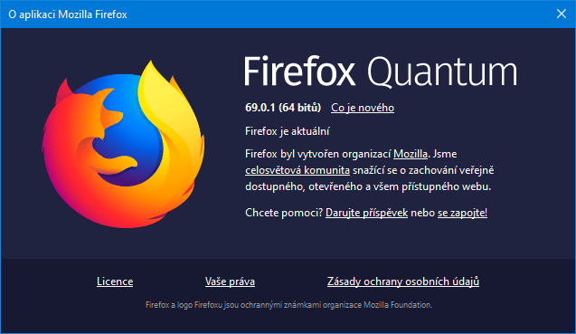 Nová hlavní verze vyjde každé čtyři týdny, v mezičase se ovšem můžeme stále dočkat malých servilních vydání