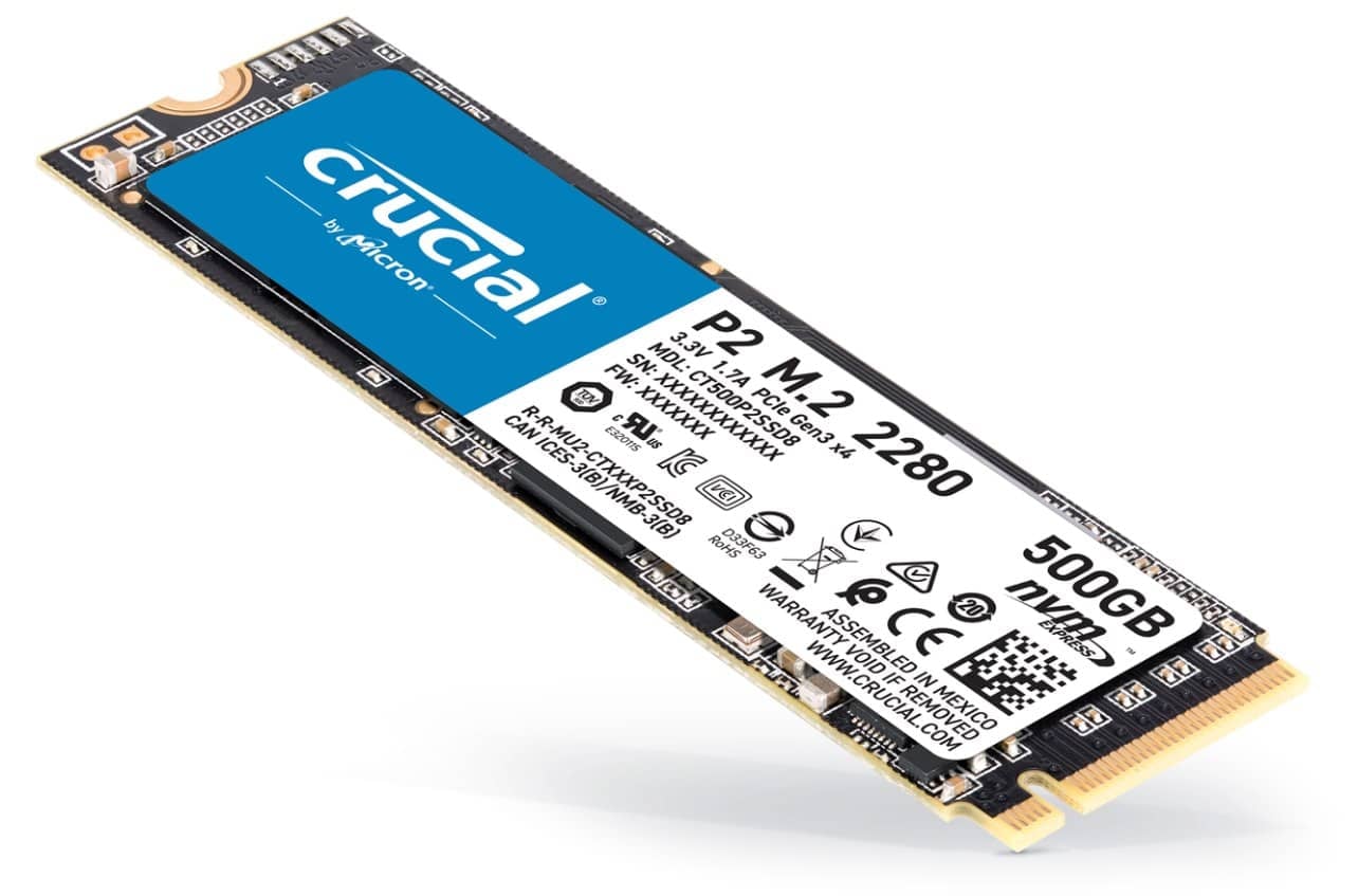NVMe SSD Crucial P2 10
