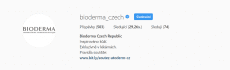 Na profilu Bioderma je odkaz na pravidla soutěže.