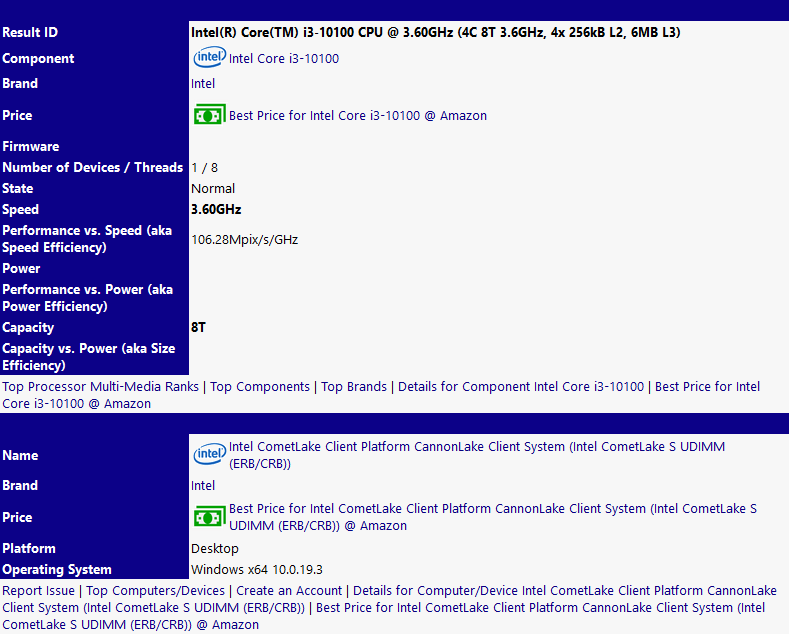 Výbava Comet Lake a Rocket Lake na socketu LGA 1200. Rocket Lake má používat osm linek DMI pro připojení čipsetu, nebude fungovat na deskách s jen čtyřlinkovým DMI (Zdroj: PTTweb.cc)