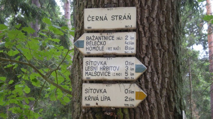 Rozcestí Černá stráň