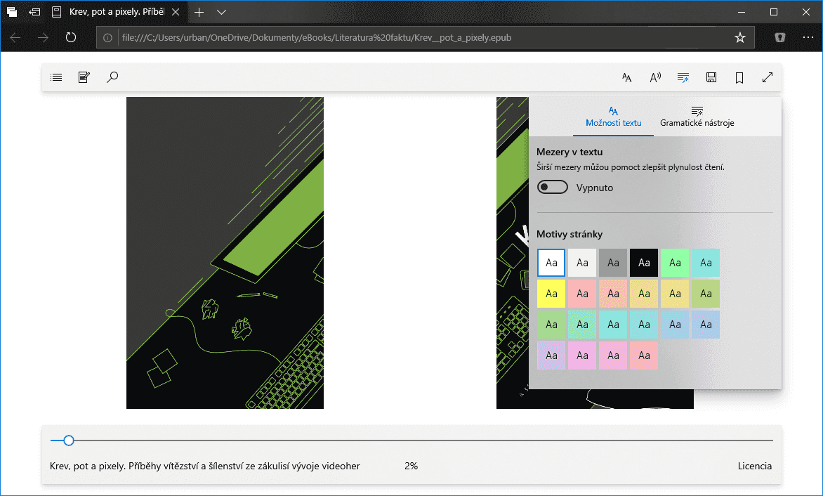 Šlo o slušnou čtečku e-knih