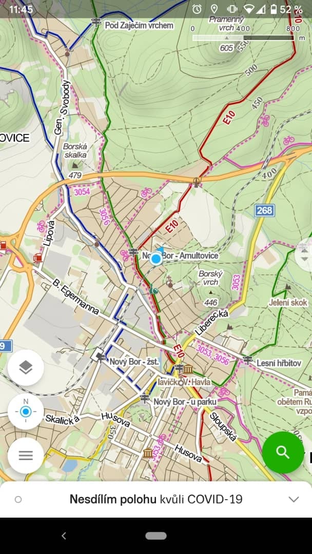 Mapy cz covid sdílení polohy obr2
