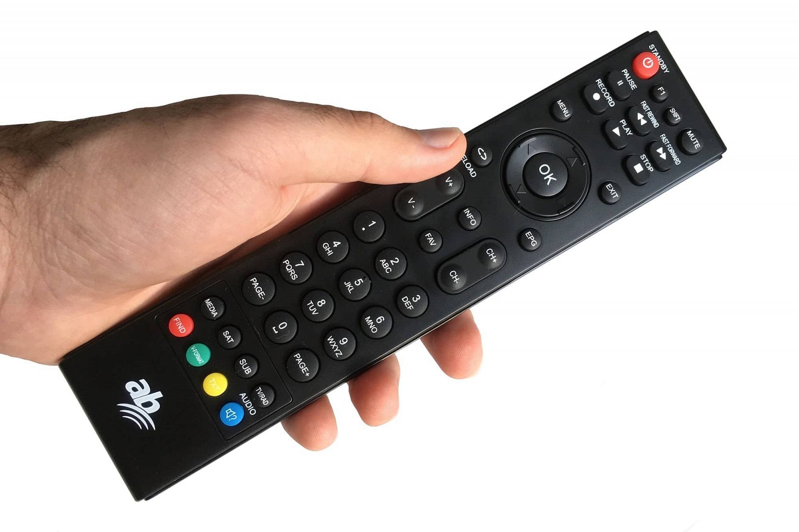 AB CryptoBox 702T Mini – dálkový ovladač