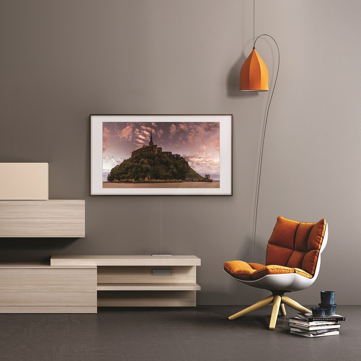 Samsung Frame a Serif TV