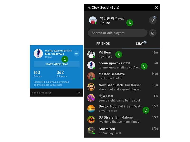 Nová podoba gamertagů v síti Xbox Live