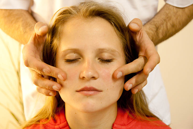 Masáž obličeje