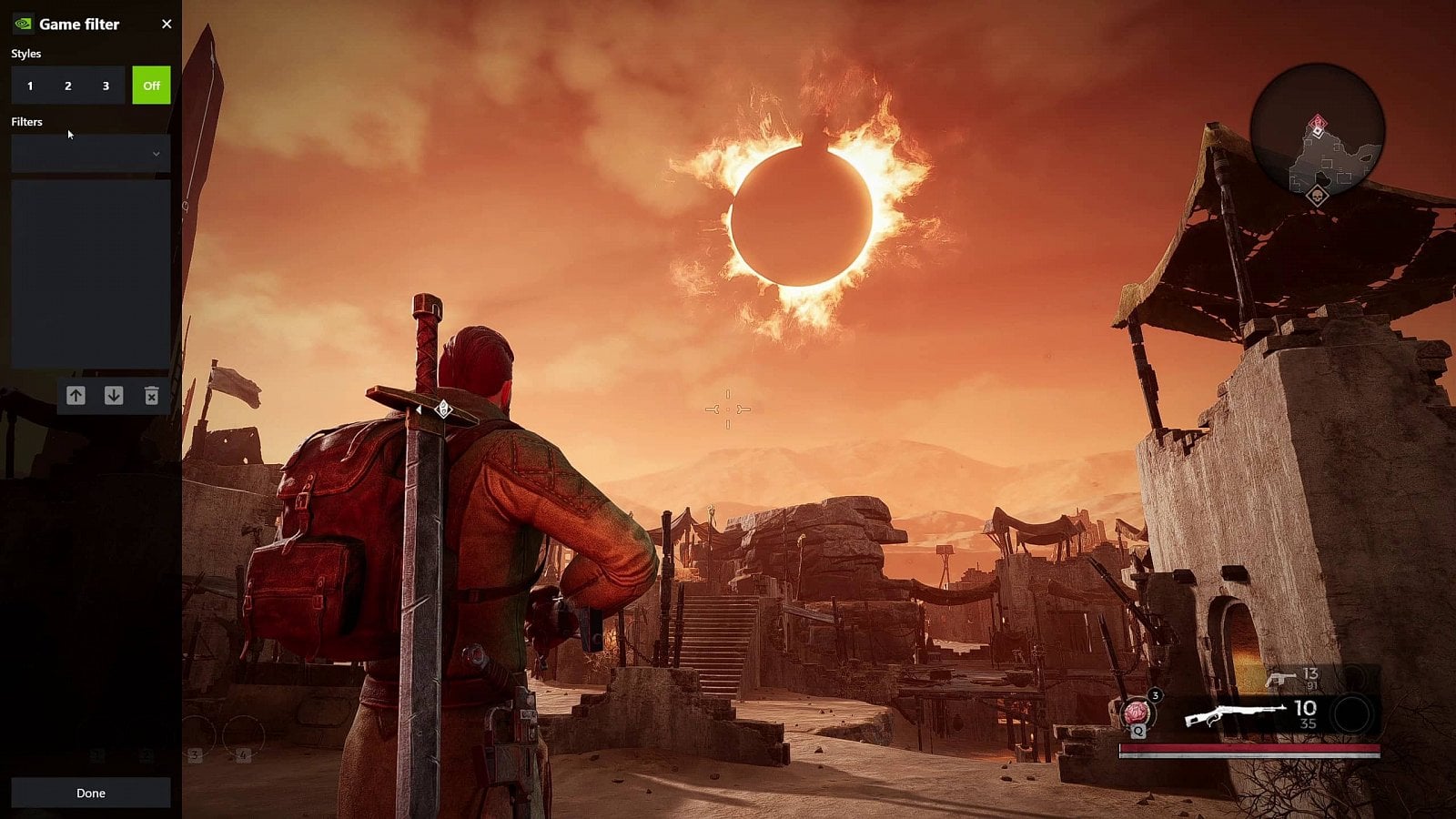 Filtry ReShade, efekt Posterize: Off