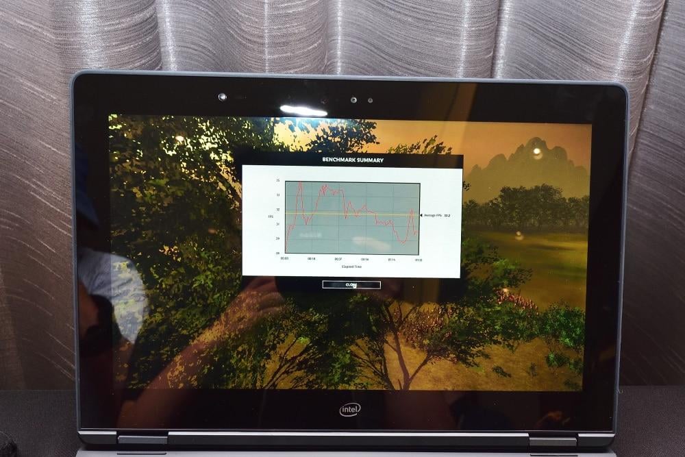 Intel anti AMD prezentace Real Usage Guidelines 13 Total War Three Kingdoms na Intel Core i7 1065G7