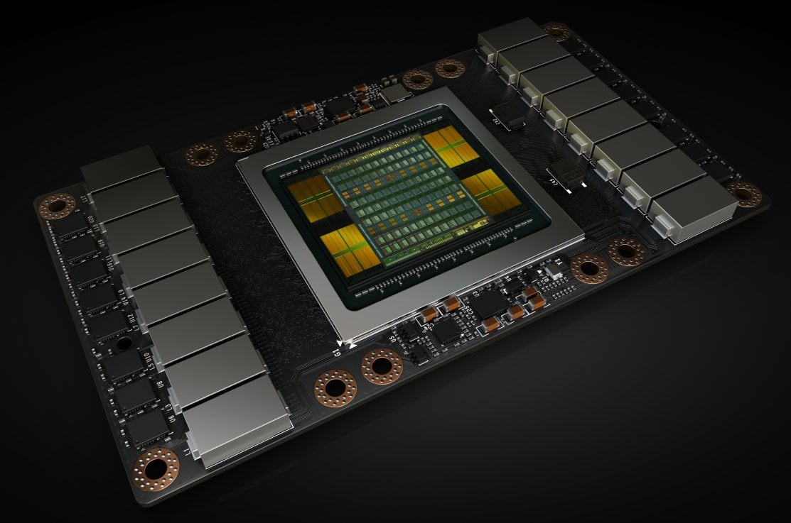 Nvidia Tesla V100 s čipem GV100, modul SXM2