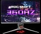 Asus ROG Swift 360Hz s Nvidia G-Sync a 360Hz frekvencí