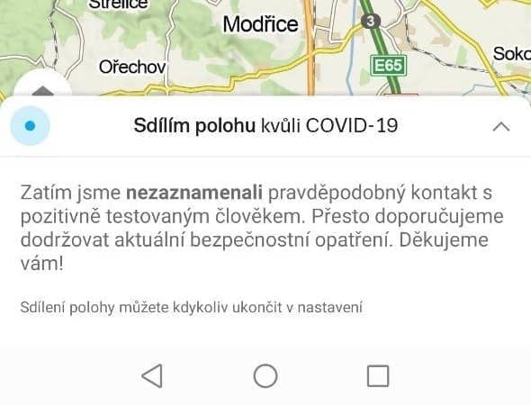 Mapy cz sdílení aplikace3