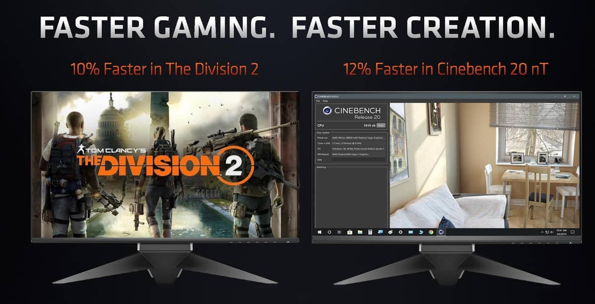 AMD Ryzen 4000 pro notebooky slajdy CES 11