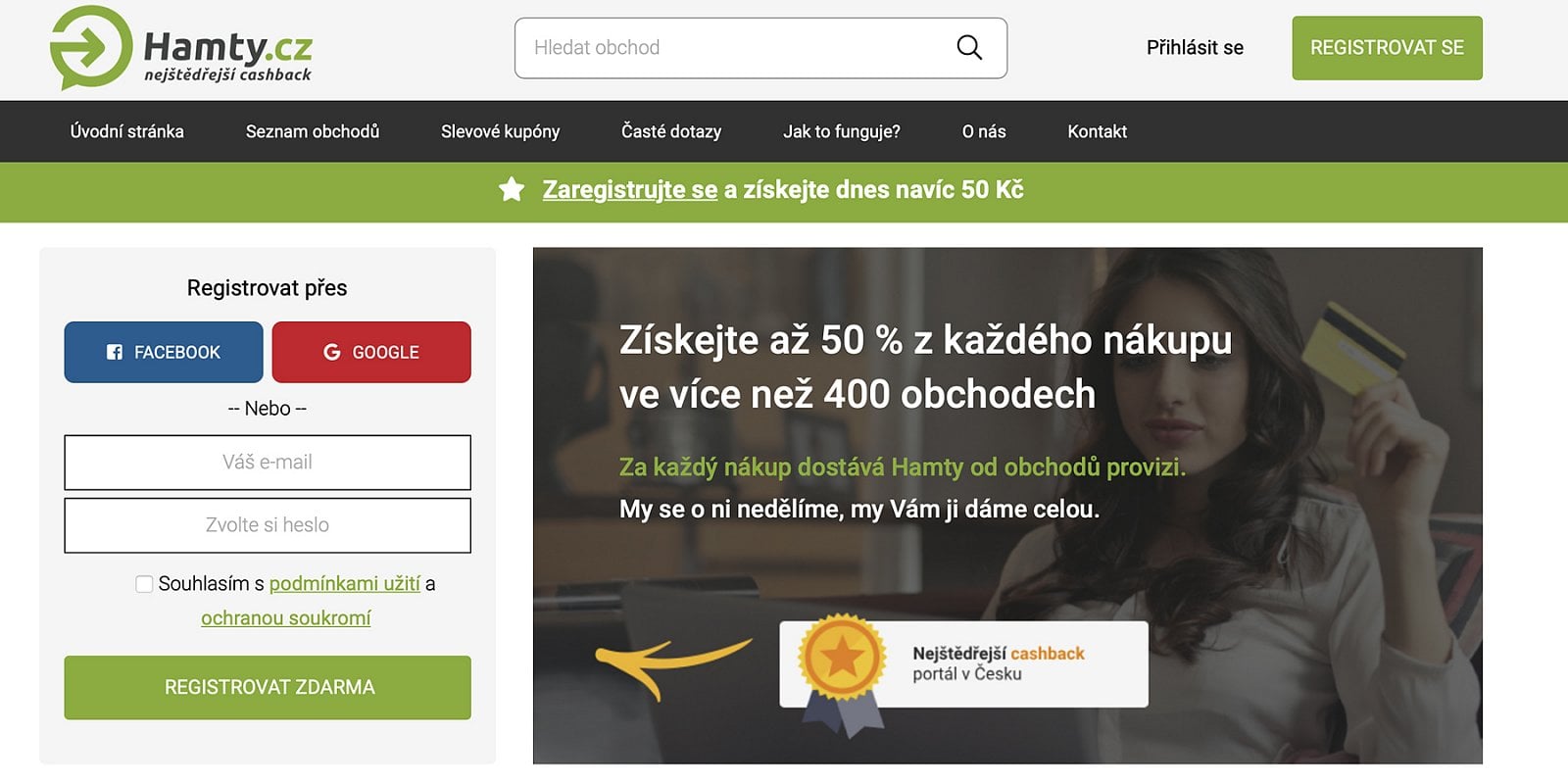 České cashback portály