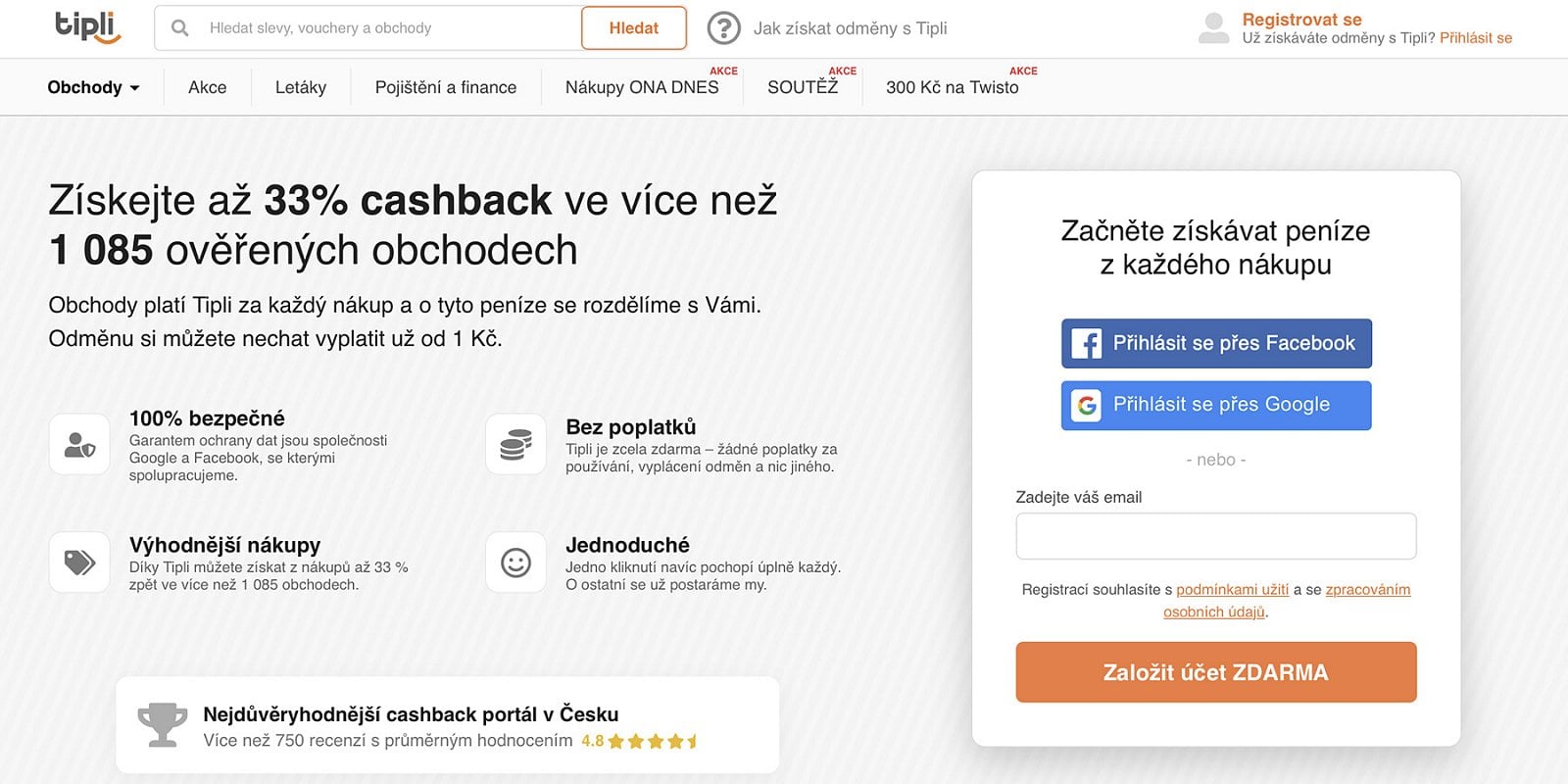 Portál funguje i na Slovensku.