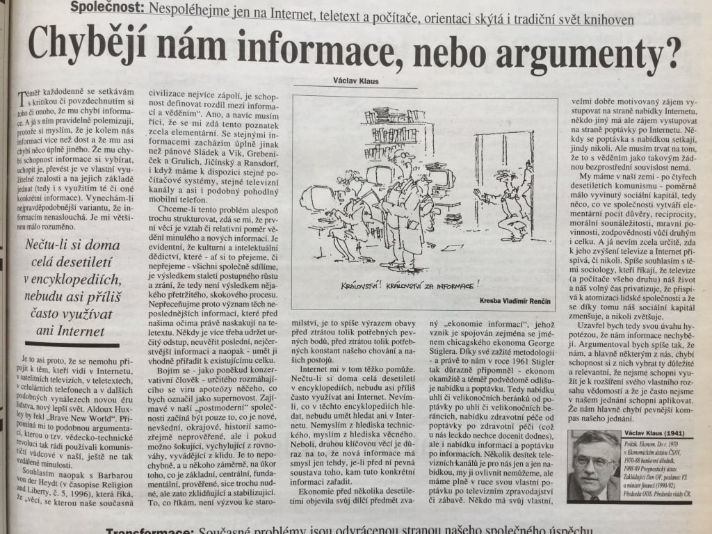 Jak česká média objevila Internet
