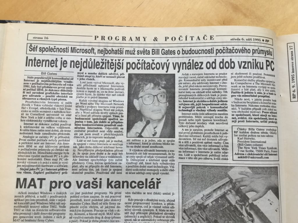 Jak česká média objevila Internet