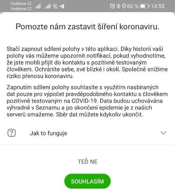 Mapy cz sdílení aplikace1