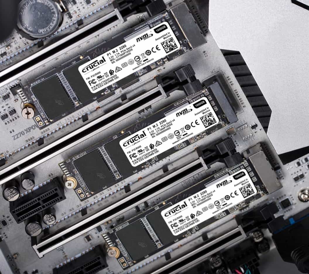 SSD v provedení modulů M.2
