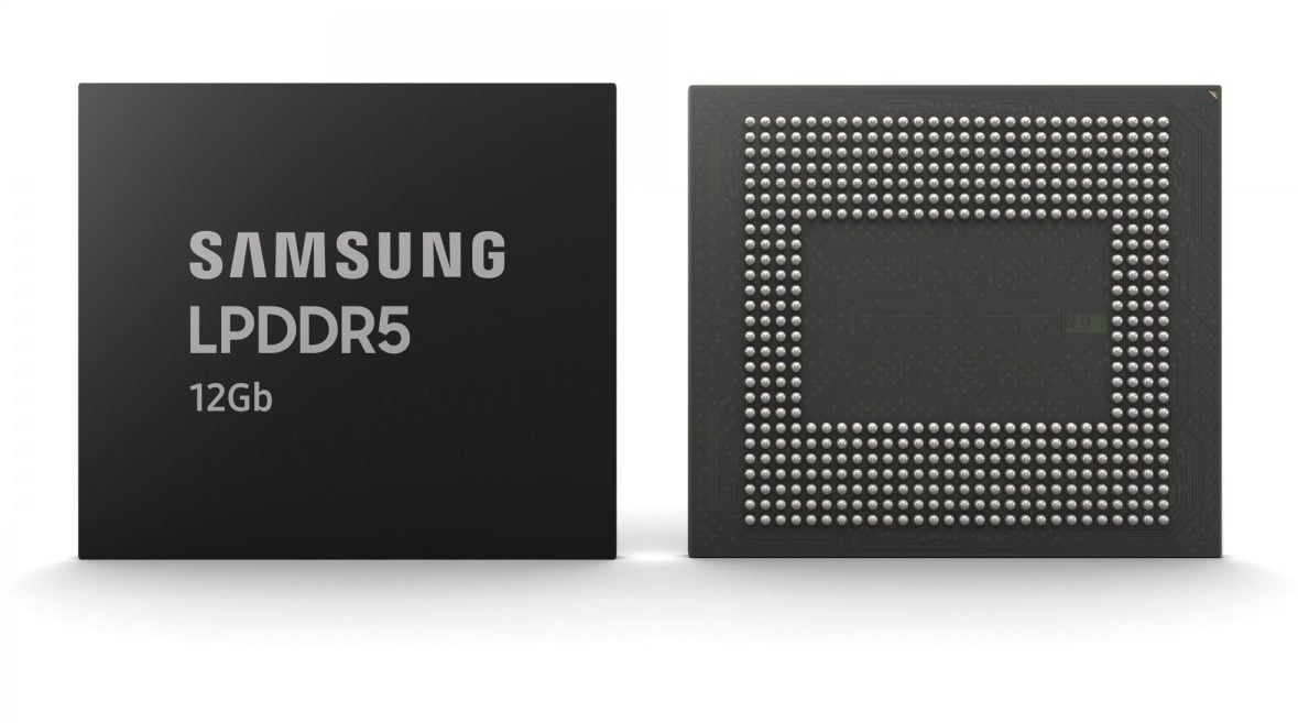 12Gb paměti LPDDR5 od Samsungu