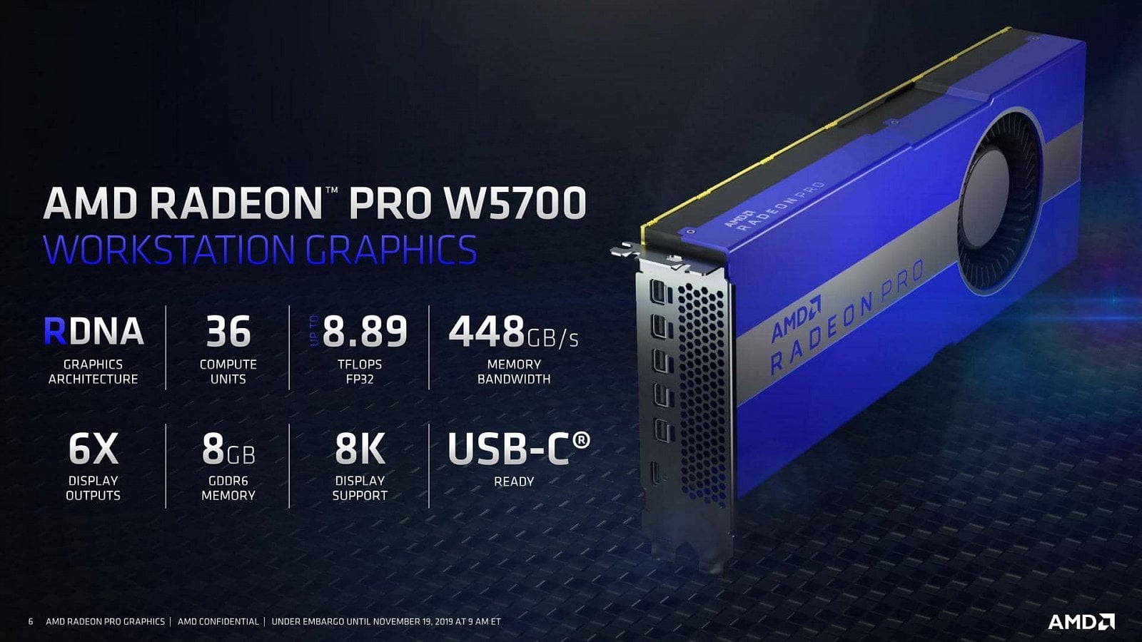 Prezentace profi grafiky AMD Radeon Pro W5700 03