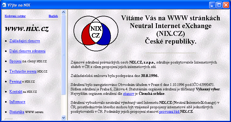 Web NIX.CZ