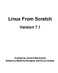 Linux From Scratch 7.1