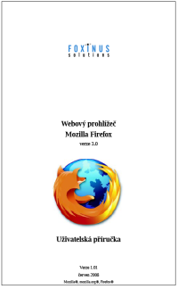 Mozilla Firefox 3.0: Uživatelská příručka