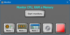 Monitor CPÚ, RAM - náhled