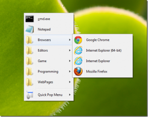 Quick Pop Menu 1.2.7 - náhled
