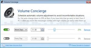 Volume Concierge 1.3.2 - náhled