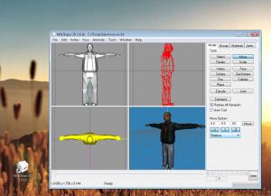 MilkShape 3D 1.8.5 - náhled