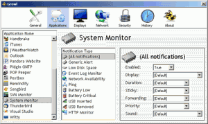 Growl for Windows 2.0.9 - náhled