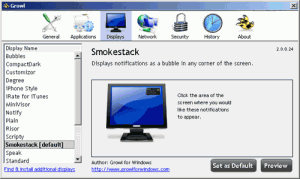 Growl for Windows 2.0.9 - náhled