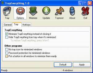 TrayEverything 1.2 - náhled