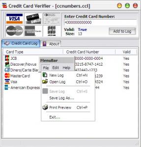 Credit Card Verifier - velký náhled - náhled