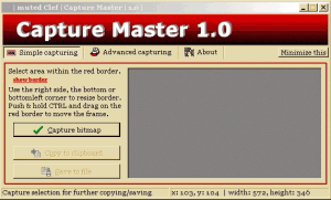 Capture Master 1.0 - náhled