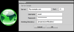 DropFTP 0.17 - náhled