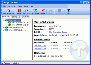 Simple Failover 1.21 - náhled