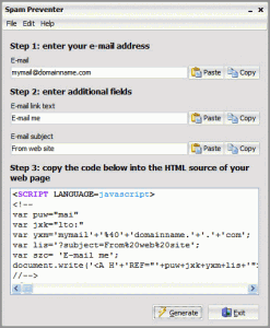 Spam Preventer 1.0 - náhled