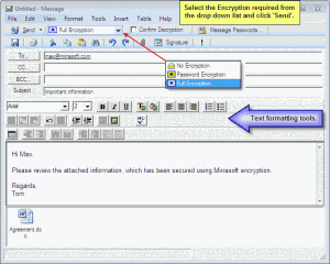Mirramail 2.8 - náhled