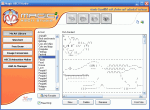 Magic ASCII Studio 2.2.288 - náhled