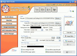 Magic ASCII Studio 2.2.288 - náhled