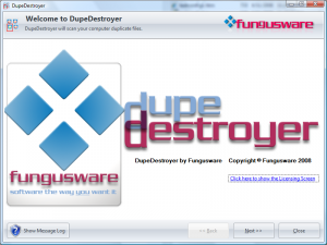 DupeDestroyer 0.17.0 Beta 5 - náhled