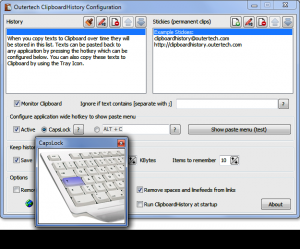 Clipboard History 2.0 - náhled