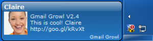 Gmail Growl 2.4 - náhled