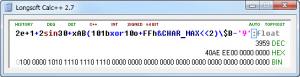 Longsoft Calc++ 2.7 - náhled